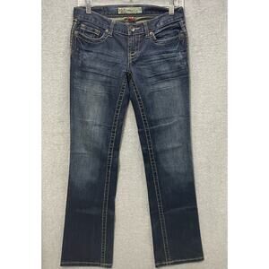 BKE Stella Bootcut Low Rise Dark Wash Jeans Size 26